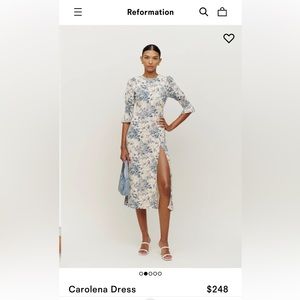 Reformation Carolena Dress Size 10